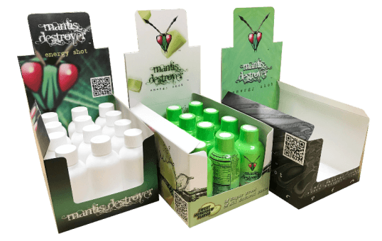 Custom Printed Energy Drink Display Boxes and Packaging Help Attract Buyers